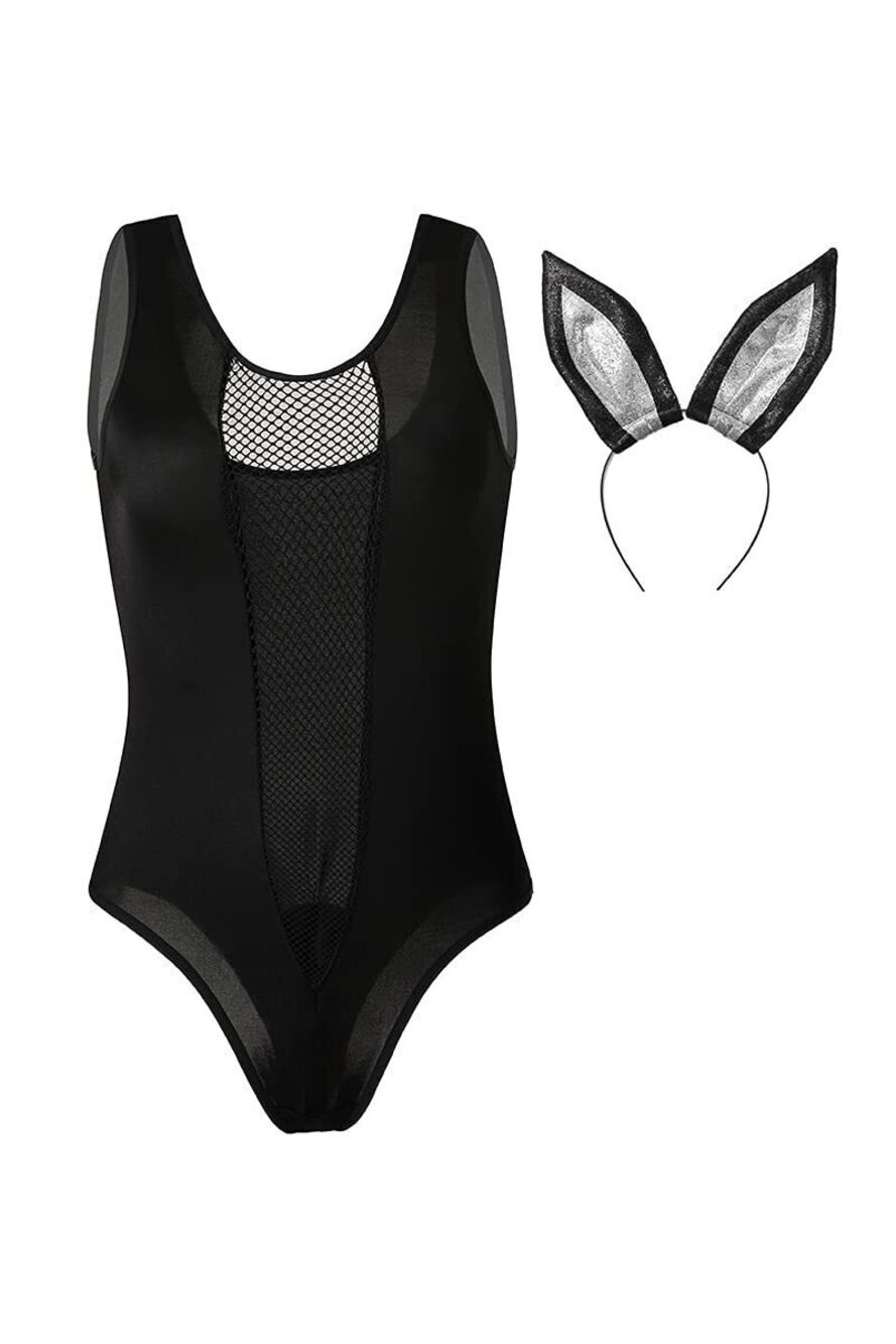 7857 Easter Bunny Costume Sexy Bunny Costume Rabbit Bodysuit Lingerie